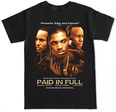 Paid Cover In Full Movie Film Classic Trap Hood Hip Hop Ny New York Mens T Shirt • $16.99