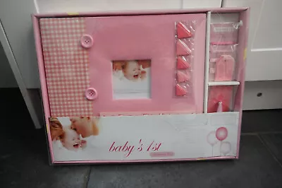 Pink - Baby's 1st - Scrapbook Kit • £4.99