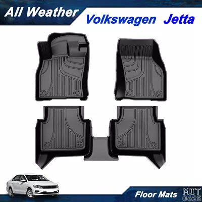 Car Floor Mats Liners Carpet All Weather Rubber For Volkswagen Jetta 2019-2024 • $89.99