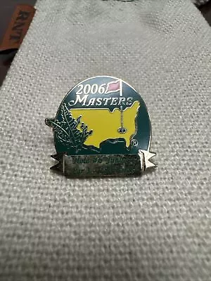 2006 Augusta MASTERS COMMEMORATIVE PIN -  HOLE #6 Juniper .  Masters • $15.50