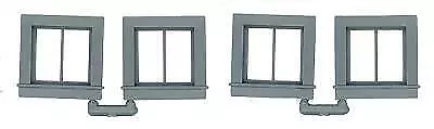 Grandt Line 3764 O Scale Windows -- 2-Pane Scale 26 X 26  66 X 66cm Pkg(4) • $3.99