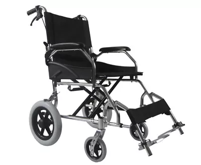 Ultra Lightweight Compact Travel Transit Aluminum Wheelchair 8.3kg • £109.95