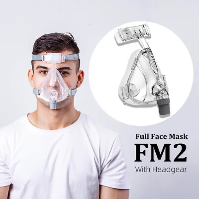 FM2 Full Face CPAP Mask AU Stock For CPAP/APAP Machine Use • $69.99