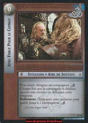 With Force For Combat 7R261 [Return Of The King] LOTR CCG FR • £4.10