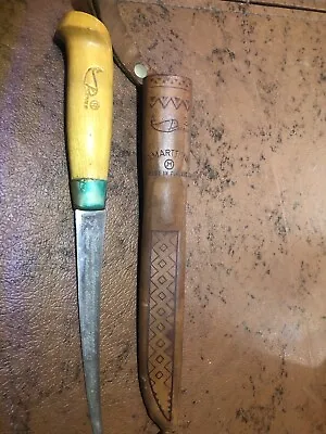  Vintage Rapala J. Marttiini Fish Fillet Knife With Sheath Made In Finland • $20