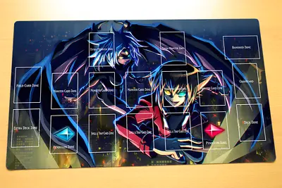 No.22# Yugioh Card Game Custom Playmat Yuki Yubel YGO TCG CCG Play Mat • $39.22