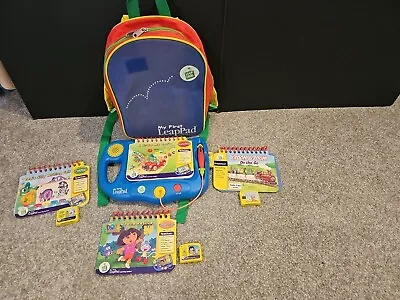 Leapfrog My First LeapPad Four Books & Game Cartridges And Leapfrog  Rucksack  • £15