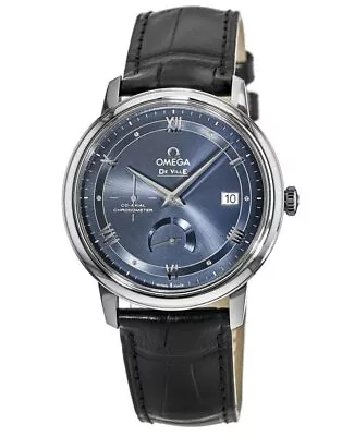 New Omega De Ville Prestige Automatic Blue Men's Watch 424.13.40.21.03.002 • $3180.60