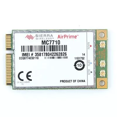 Unlocked Sierra AirPrime MC7710 LTE/HSPA+ 4G 3G Module WWAN Card 800/900/2100MHz • $28