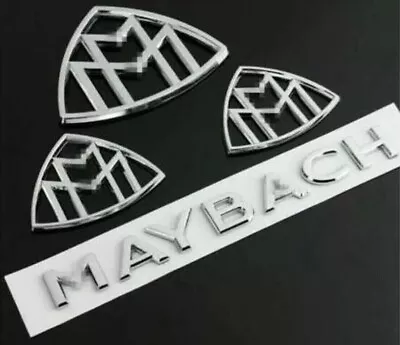 4pcs For Maybach Fender Side Rear Trunk Emblems Badge AMG For Mercedes S Class • $24.97