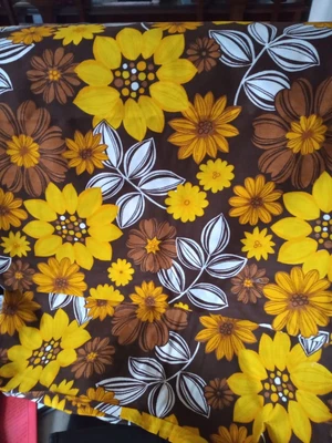 4 Metres Vibrant 70s Fabric.   • £24