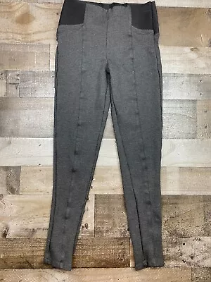 Zara Basic Womens Gray Pull On Elastic Waist Stretch Skinny Leg Pants Size XS • $13.95