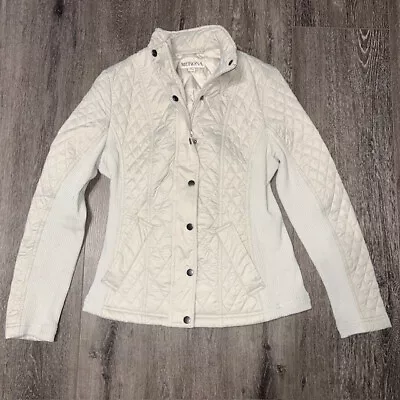 Merona Jacket Womens Size S Small Jacket Full Zip = Button Up Warm W/Pockets • $26.95