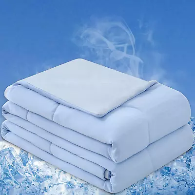 Cooling Comforter King Size Double Sided Cooling Blanket With Q-Max 0.5 Arc-C • $74.99