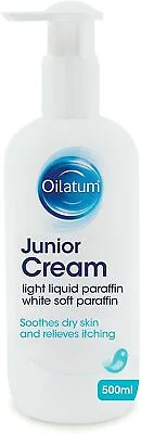 3x500ml Oilatum Junior Emollient Cream For Eczema & Related Dry Skin Conditions • £29.60