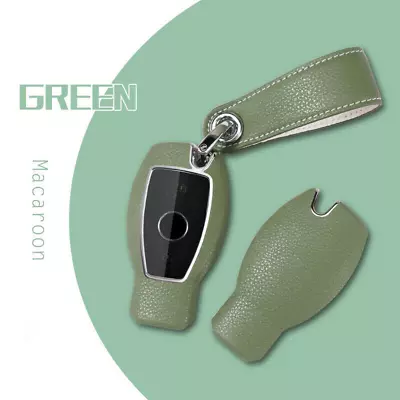 PC Car Remote Key Fob Holder Cover Case Shell Skin Chain For Mercedes Benz Part • $25.49