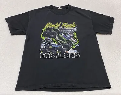 Monster Jam Grave Digger Las Vegas 2013 T-shirt Mens XL Black World Finals • $19.88