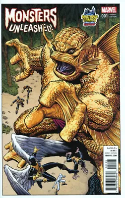 Monsters Unleashed #1 Midtown Exclusive Arthur Adams Variant Cover • $9.99