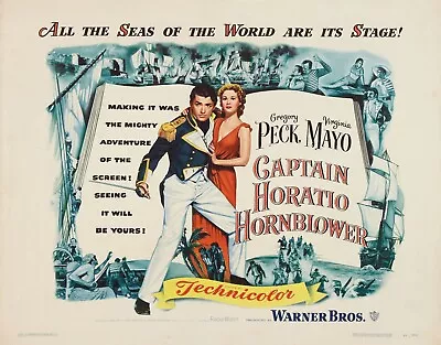 Captain Horatio Hornblower Starring Gregory Peck Virginia Mayo Denis Odea • £3.50
