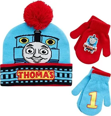 £16.65 • Buy Mattel Thomas Winter Hat & 2 Pair Mitten Set, Toddler Age 2-4, Thomas Beanie Set