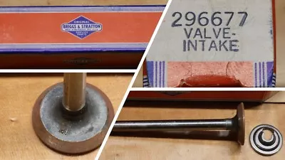 Vintage Briggs & Stratton OEM Gas Engine Intake Valve - Part No. 296677 - NOS • $8.55