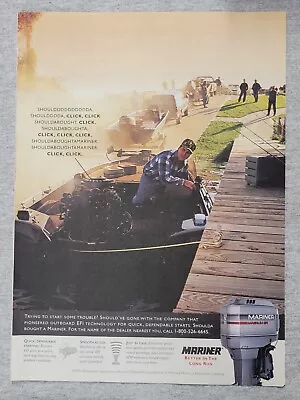 1995 Magazine Advertisement Page Mariner Magnum EFI 150 Boat Motor Print Ad • $9.99