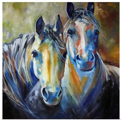 Kindred Souls Equine Poster Art Print Horse Home Decor • $29.99