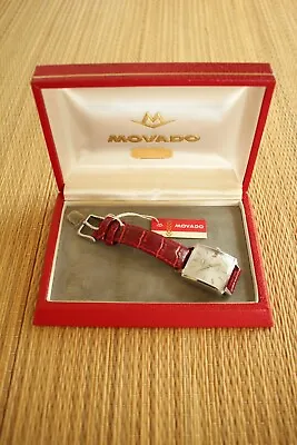 Stunning Vintage Movado Kingmatic Quick Set Date Silver Dial Auto Watch Box Set • $849.99