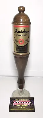 Vintage Pabst Andeker Draught Supreme Beer Tap Handle 12” Tall - New Old Stock! • $33.96