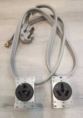Stove & Dryer Outlet W/ 6ft 3 Prong Dryer Cord • $15