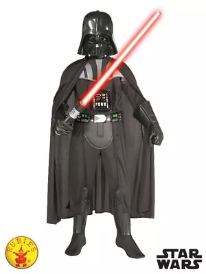 Licensed Star Wars Darth Vader Deluxe Boys Costume  And Helmet • $79.99