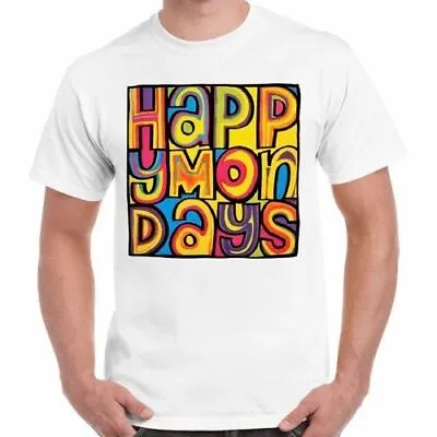 £6.99 • Buy Happy Mondays Tee T-shirt Indie Dance MadchesteR 90S  Bez Ryder Retro Drugs