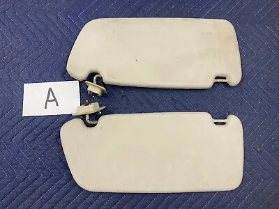 1975-1985 Volvo 242 240 244 245 Sun Visors Pair Trim Interior Tan OEM #1610M • $139.99