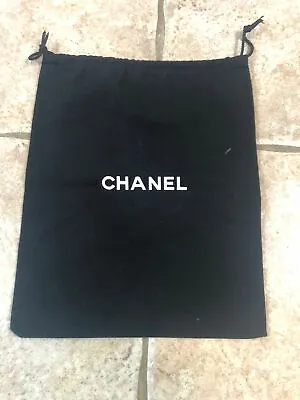 Vintage Chanel Black With Drawstring Fitness & Sports Sackpack 8 X10  Gym Bag • $29