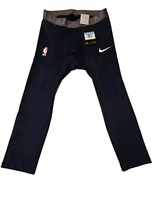 Authentic Nike Pro NBA 3/4 Compression Tights Navy Mens 4XLT • $65