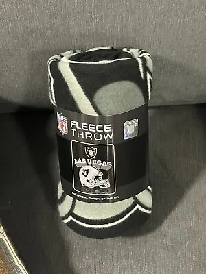 Las Vegas Raiders New Style NFL  Fleece Throw Blanket NEW • $14.99