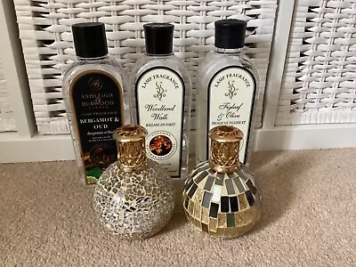 £18 • Buy Ashleigh And Burwood Lamp X2 Plus Part Full Refill Oils. 1x Lamp Needs New Wick