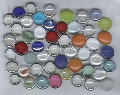 50 Mancala Replacement Glass Stones - Mixed Colors • $4