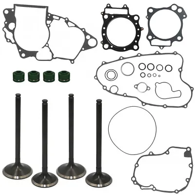 For Honda CRF450R 2007-2008 Engine Complete Gasket Intake Exhaust Valve Kit Set • $37.98