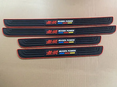 For MUGEN POWER Accessories Car Door Scuff Sill Cover Panel Step Portector Trims • $15.88