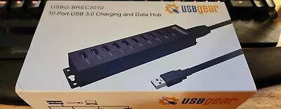 USBGear 10-Port USB 3.0 Mountable Charging And SuperSpeed Data Hub • $49.99