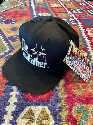 Vintage Rare The Godfather Movie Promo SnapBack Hat New W/ Tags American Needle • $199.99