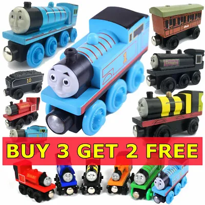 £4.79 • Buy The Tank Engine Tender Wooden Magnetic Railway Train Truck Car Kids Toys Gift