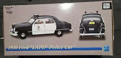 USA Models Precision Miniatures 1/18 Diecast 1950 Ford LAPD Police Car NEW • $324.99