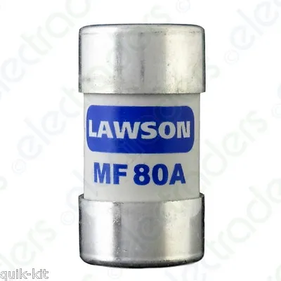 £8.10 • Buy Lawson MF80A Cut Out Fuse - 80 Amp BS88