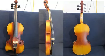 Hand Made SONG Brand 5 Strings 15  Viola Free Case Bowbeautiful Color  #12714 • $116.10