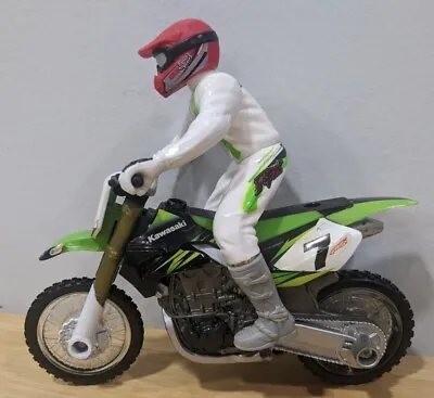 2006 Hot Wheels James Stewart Power Rev Moto Bike With Figure Hard To Find HTF • $41.99