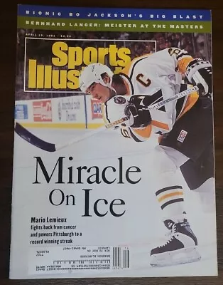 Sports Illustrated April 19 1993 Miracle On Ice Mario Lemieux!!!!!! • $3.99