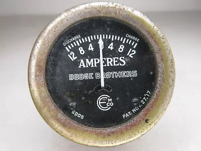 Vintage Dodge Brothers Amperes Amp Gauge Meter Hot Rat Rod Car Truck • $24.99