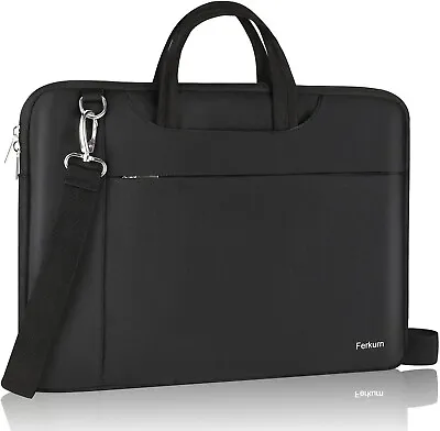 Laptop Bag Case For Women Men Laptop Sleeve Computer Bag Briefcase 15-15.6 Inch • £26.49